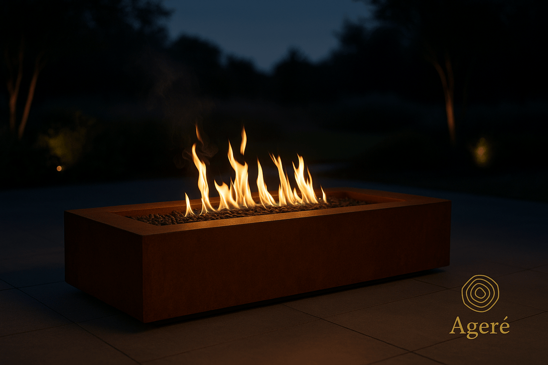 Corten Steel, Fire, and Time – Why Material Matters in Outdoor Design - Ageré