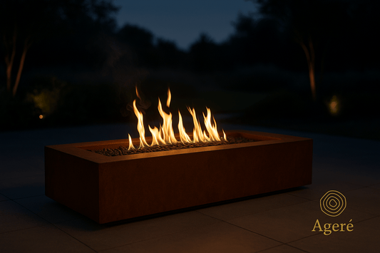 Corten Steel, Fire, and Time – Why Material Matters in Outdoor Design - Ageré